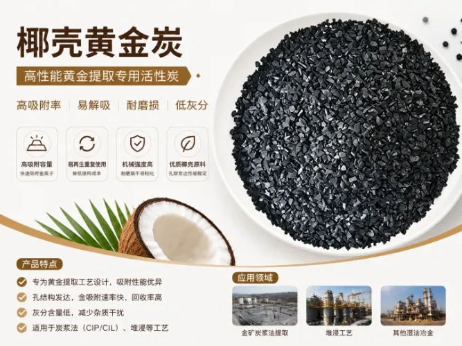 Huajing Apricot-Shell Gold-Recovery Carbon: کانوں کی لاگت کو کم کرنے اور سونے کی پیداوار کو بڑھانے میں مدد کرنا